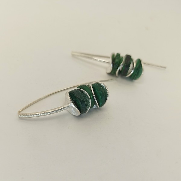 Nature Green earrings