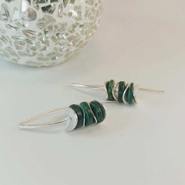 Nature Green earrings