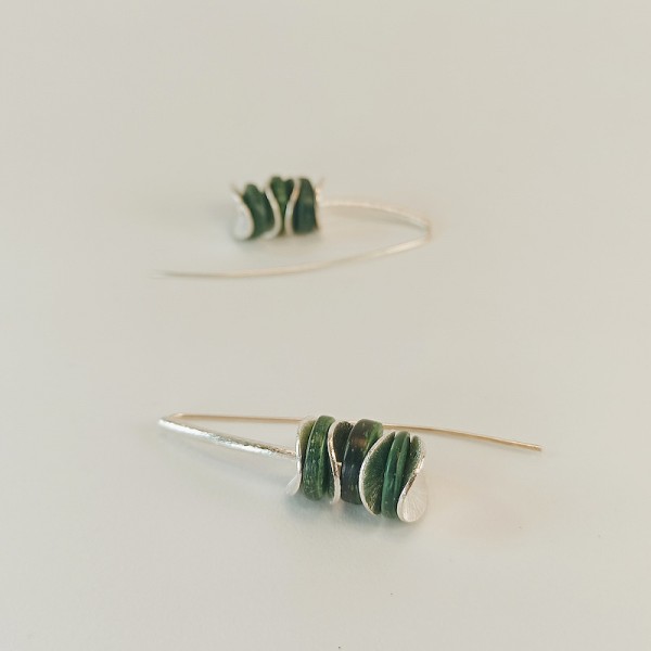 Nature Green earrings