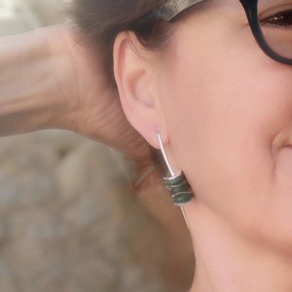 Nature Green earrings